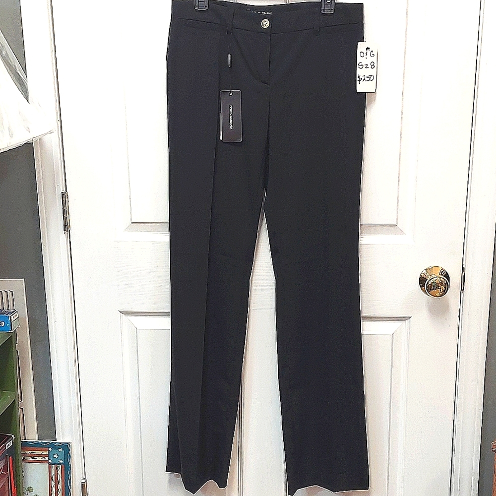 Dolce & Gabbana Trousers TALL Size 8 US 42 IT (PB156)